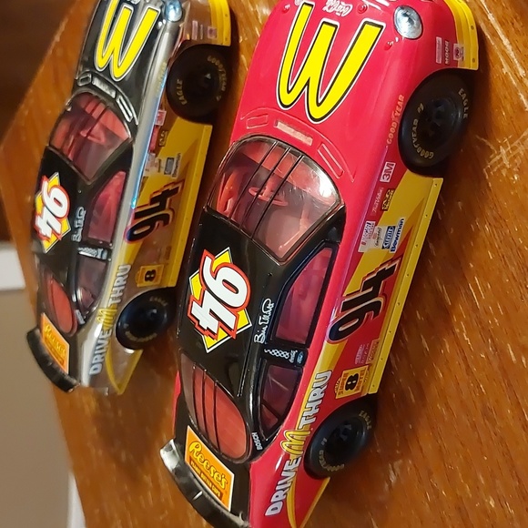 A set of 2(qty) McDonalds #94 1:24 die-cast Nascar Race cars - Picture 2 of 7